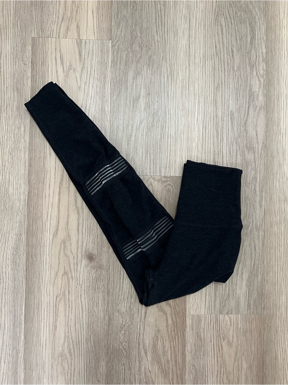Beyond Yoga Spacedye Mirage High Waisted 7/8 Mesh Leggings Black Size Small
